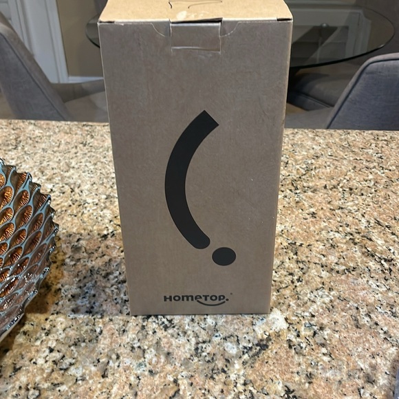 HomeTop Women’s Cozy Gray Slippers with White Plush Faux Fur Trim - Picture 7 of 10